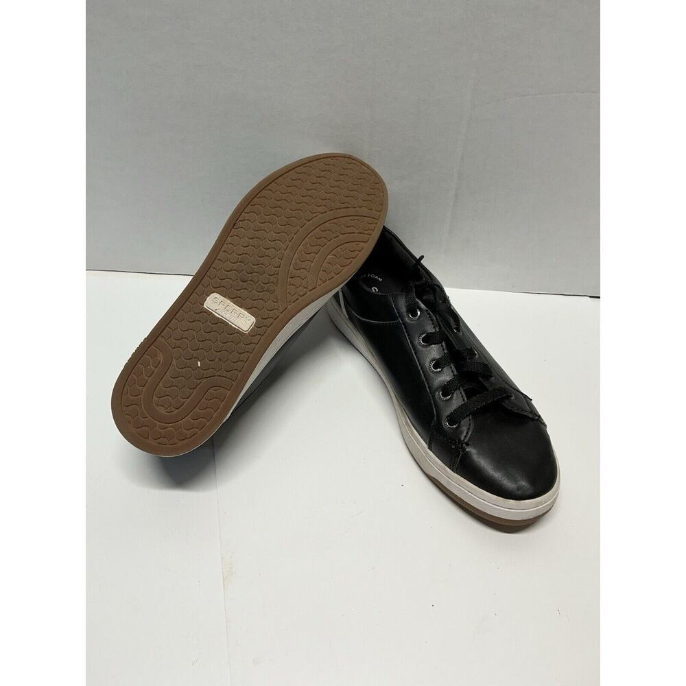 Sperry Top Sider Womens Charter Ltt Black Fashion Shoes Size 8.5 (STS86546)